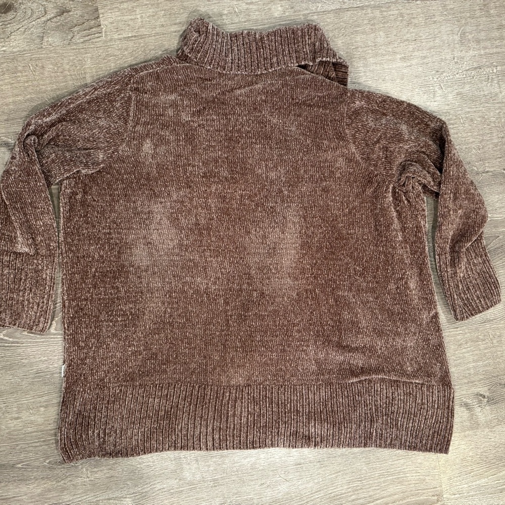 Orvis Brown Chenille Cardigan with front pockets size XXL - Picture 6 of 7